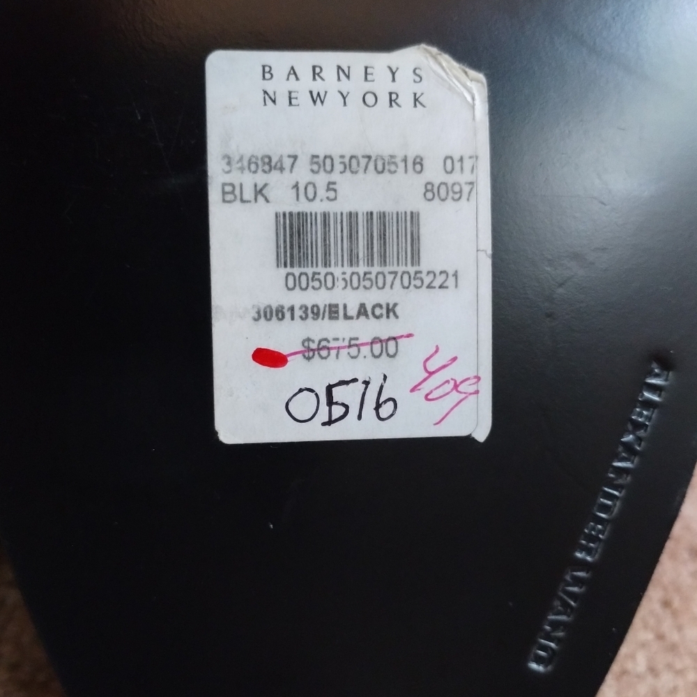 NWT Alexander WANG Gabi Rose Print Black Pebbled Leather Cutout Heel Boots - Picture 12 of 12